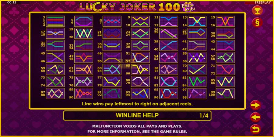 Картинка 6 ігрового апарату Lucky Joker 100 Extra Gifts