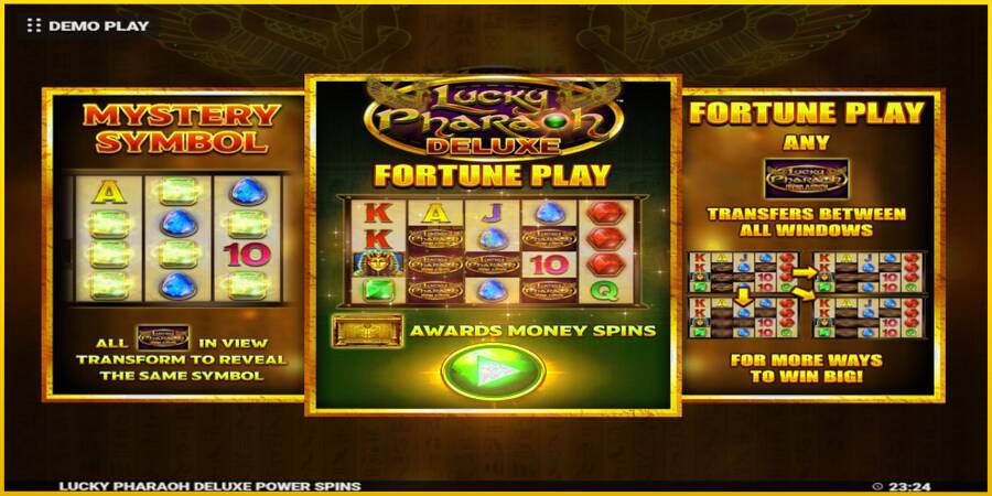 Картинка 1 ігрового апарату Lucky Pharaoh Deluxe Fortune Play