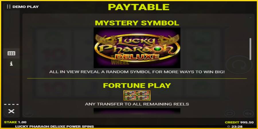 Картинка 5 ігрового апарату Lucky Pharaoh Deluxe Fortune Play