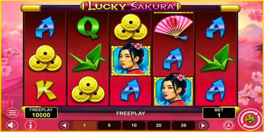 Картинка 2 ігрового апарату Lucky Sakura Win Spins