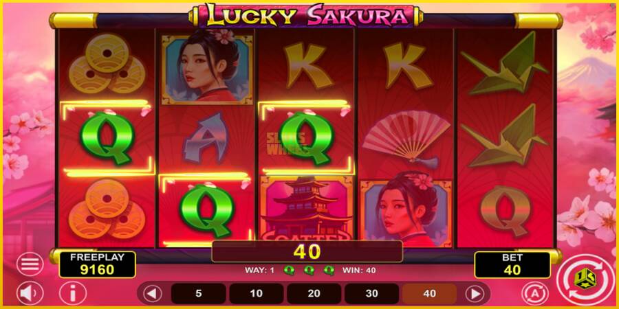 Картинка 4 ігрового апарату Lucky Sakura Win Spins