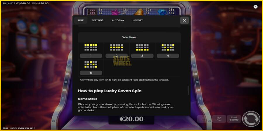 Картинка 7 ігрового апарату Lucky Seven Spin