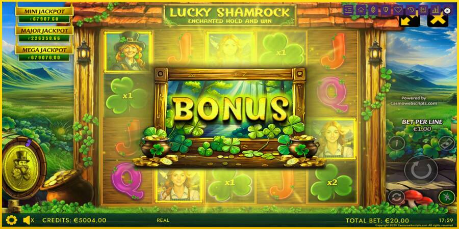 Картинка 3 ігрового апарату Lucky Shamrock - Enchanted Hold and Win