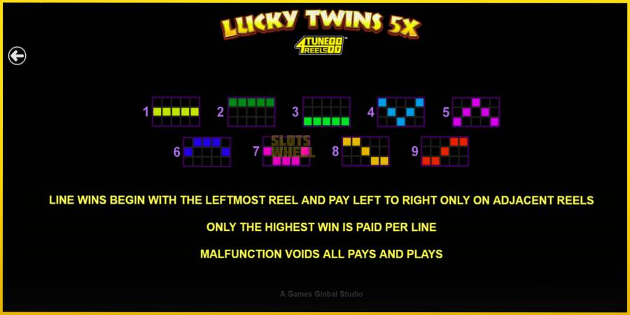 Картинка 7 ігрового апарату Lucky Twins 5X 4Tune Reels