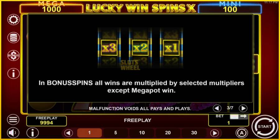 Картинка 6 ігрового апарату Lucky Win Spins X