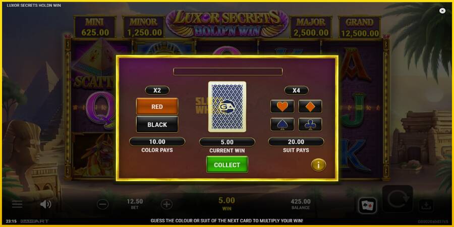 Картинка 4 ігрового апарату Luxor Secrets Holdn Win