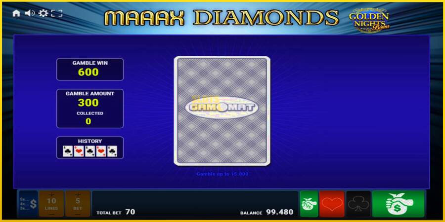 Картинка 5 ігрового апарату Maaax Diamonds Golden Nights