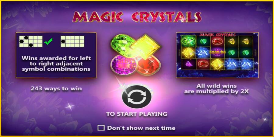 Картинка 1 ігрового апарату Magic Crystals