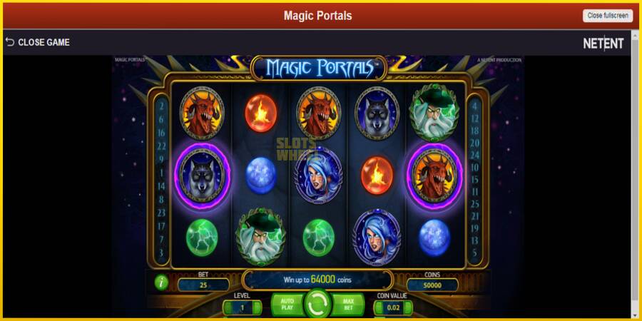 Картинка 2 ігрового апарату Magic Portals