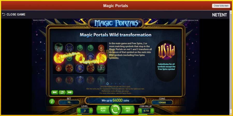 Картинка 5 ігрового апарату Magic Portals