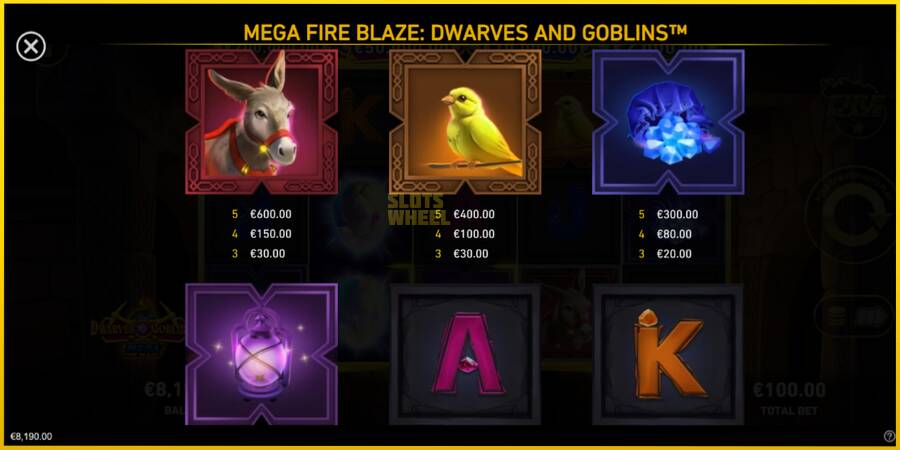 Картинка 6 ігрового апарату Mega Fire Blaze: Dwarves & Goblins