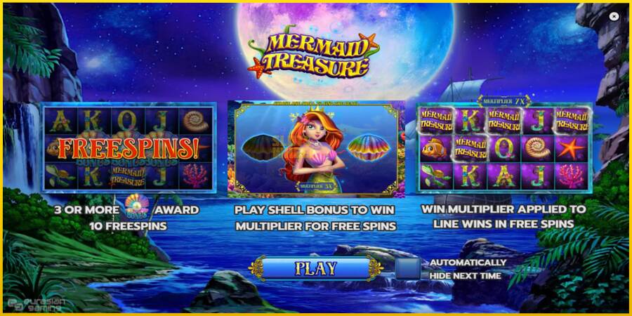 Картинка 1 ігрового апарату Mermaid Treasure