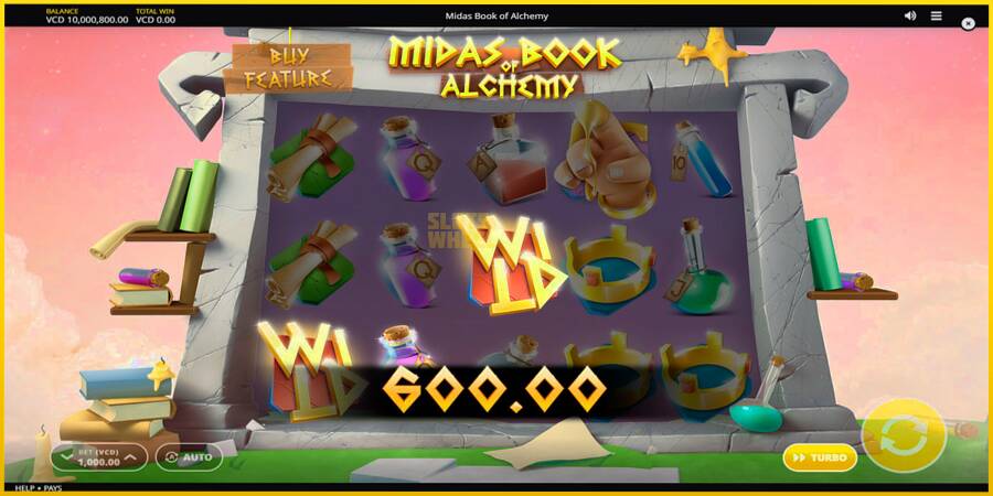 Картинка 5 ігрового апарату Midas Book of Alchemy