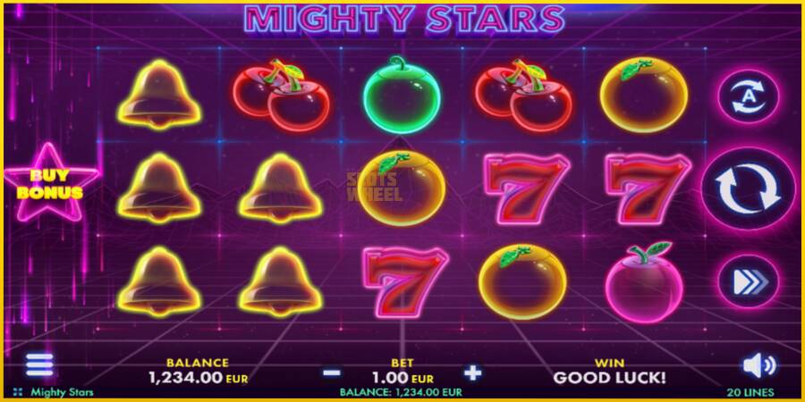 Картинка 2 ігрового апарату Mighty Stars