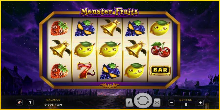 Картинка 1 ігрового апарату Monster Fruits