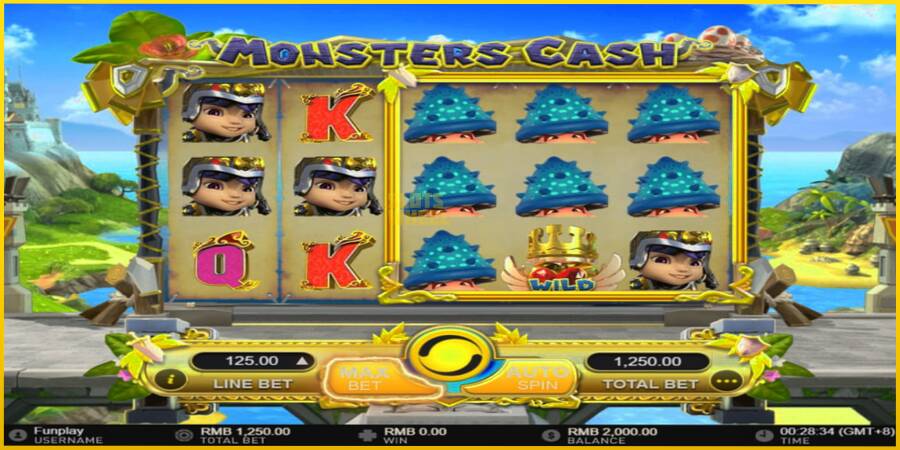 Картинка 3 ігрового апарату Monsters Cash