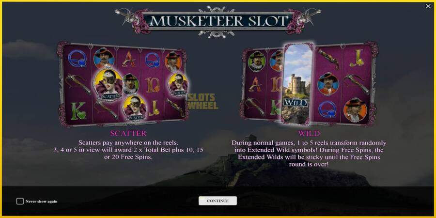 Картинка 1 ігрового апарату Musketeer Slot