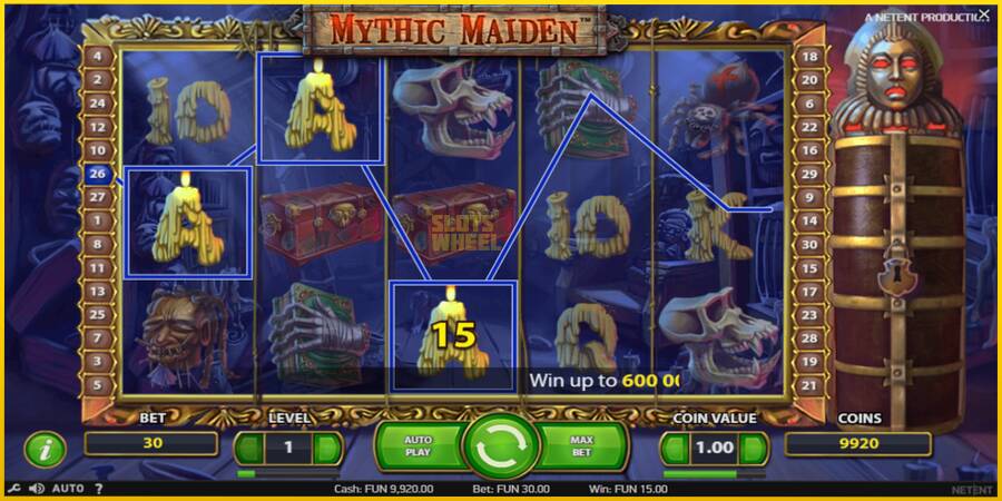 Картинка 3 ігрового апарату Mythic Maiden