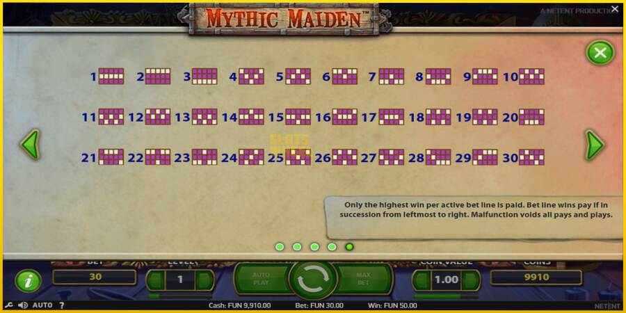 Картинка 7 ігрового апарату Mythic Maiden