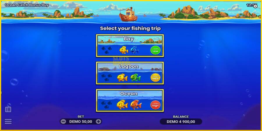 Картинка 4 ігрового апарату Ocean Catch Bonus Buy