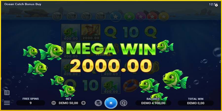 Картинка 5 ігрового апарату Ocean Catch Bonus Buy