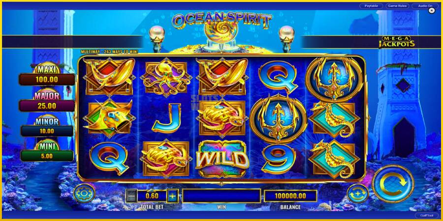 Картинка 3 ігрового апарату Ocean Spirit MegaJackpots