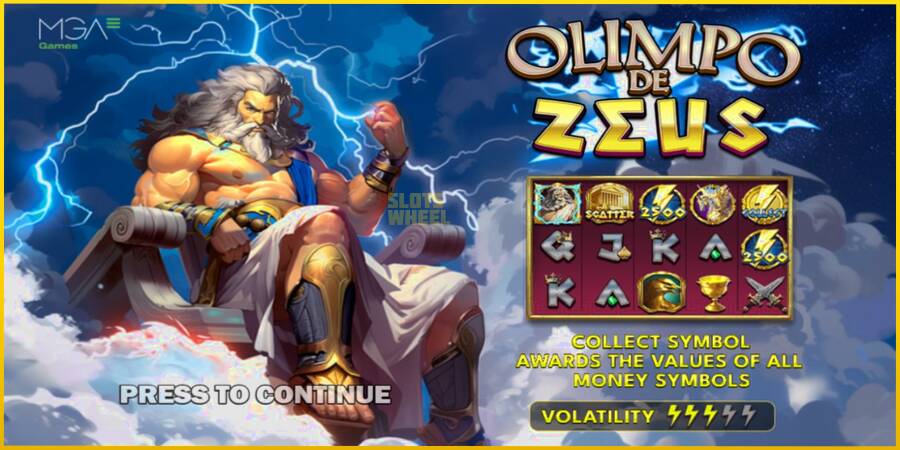 Картинка 1 ігрового апарату Olimpo de Zeus