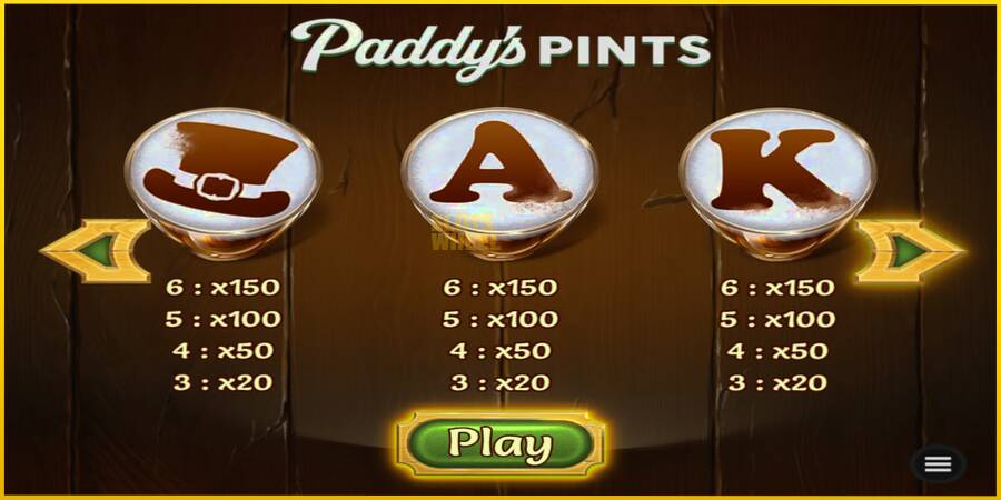 Картинка 6 ігрового апарату Paddys Pints