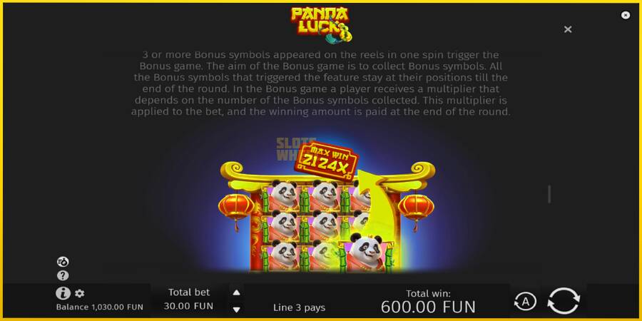 Картинка 6 ігрового апарату Panda Luck