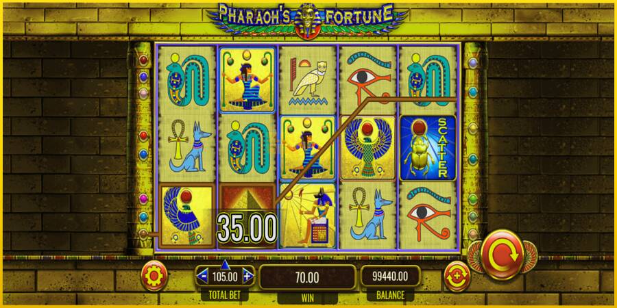 Картинка 3 ігрового апарату Pharaohs Fortune