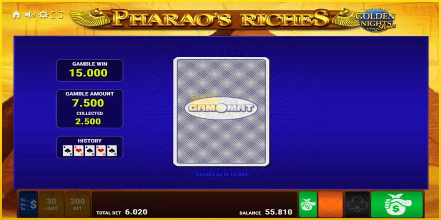 Картинка 5 ігрового апарату Pharaos Riches Golden Nights