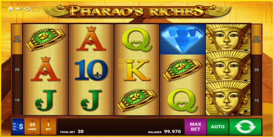 Картинка 1 ігрового апарату Pharaos Riches