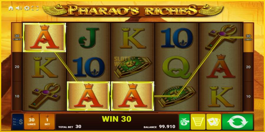 Картинка 2 ігрового апарату Pharaos Riches