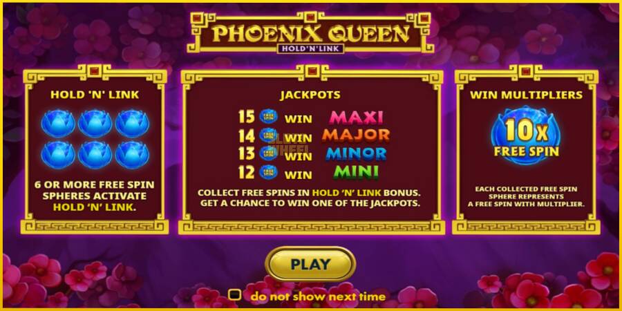 Картинка 1 ігрового апарату Phoenix Queen Hold N Link