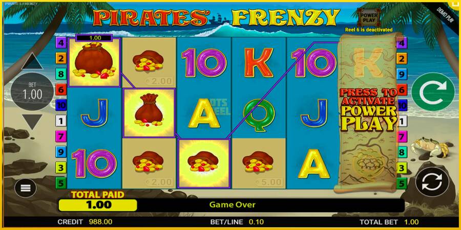 Картинка 3 ігрового апарату Pirates Frenzy