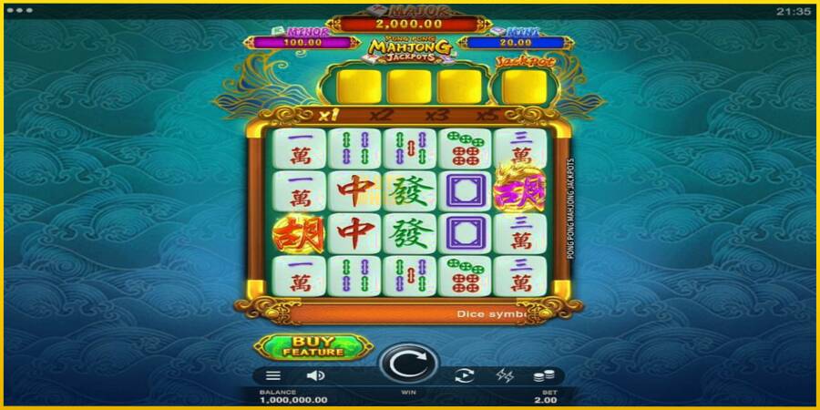 Картинка 1 ігрового апарату Pong Pong Mahjong Jackpots