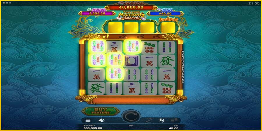 Картинка 2 ігрового апарату Pong Pong Mahjong Jackpots