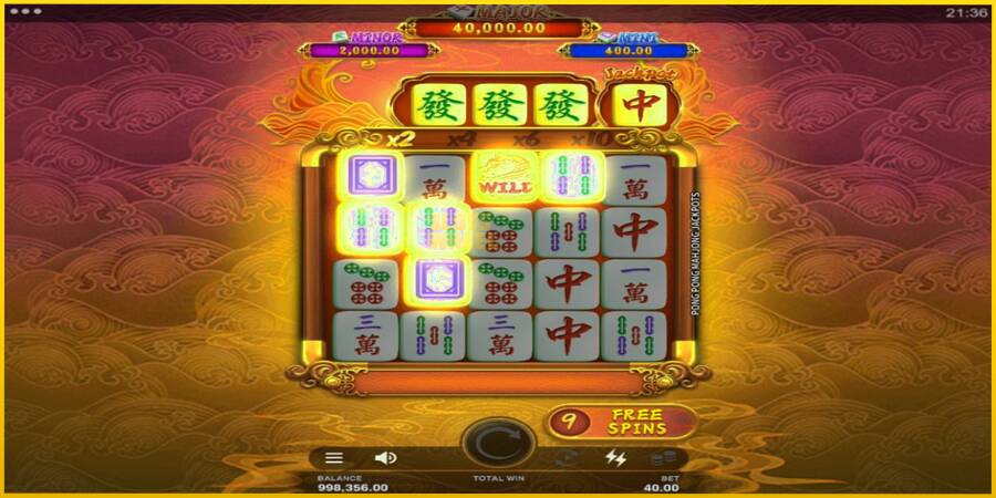 Картинка 5 ігрового апарату Pong Pong Mahjong Jackpots