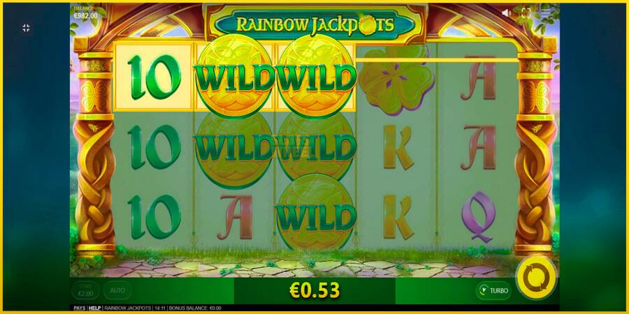 Картинка 2 ігрового апарату Rainbow Jackpots