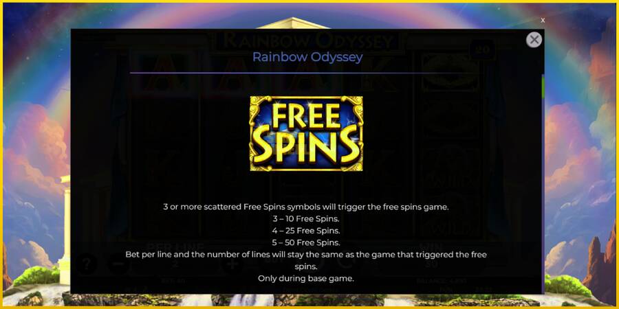 Картинка 5 ігрового апарату Rainbow Odyssey