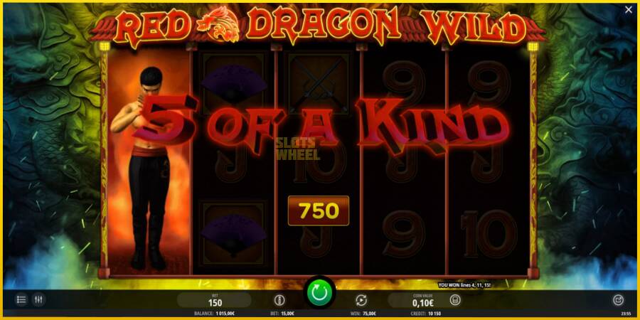 Картинка 3 ігрового апарату Red Dragon Wild