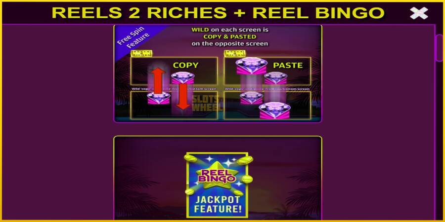 Картинка 5 ігрового апарату Reels 2 Riches with Reel Bingo