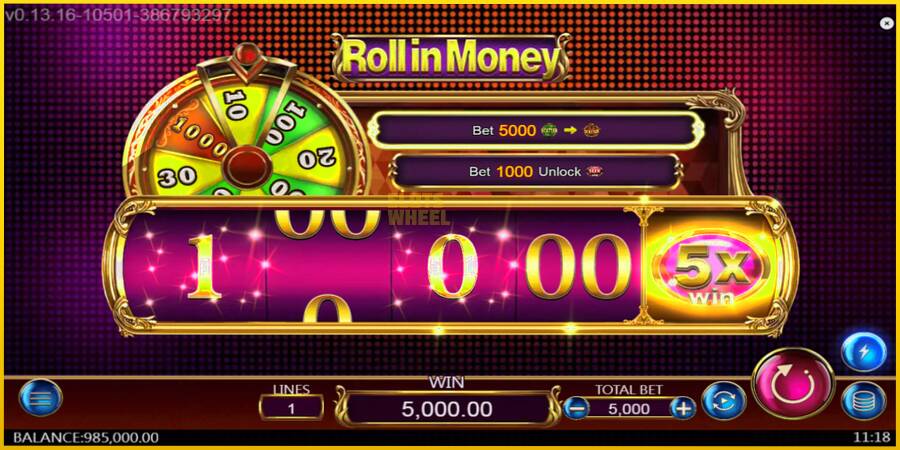 Картинка 3 ігрового апарату Roll in Money