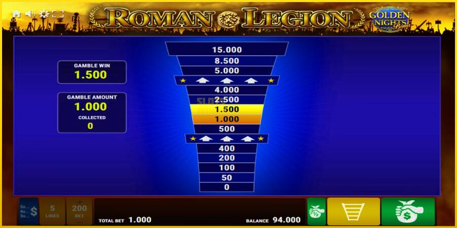 Картинка 3 ігрового апарату Roman Legion Golden Nights