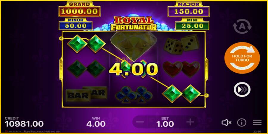 Картинка 3 ігрового апарату Royal Fortunator: Hold and Win