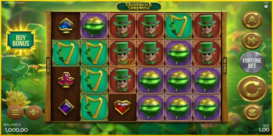 Картинка 2 ігрового апарату Shamrock Surprise