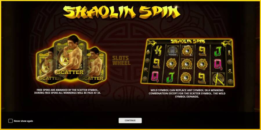 Картинка 1 ігрового апарату Shaolin Spin