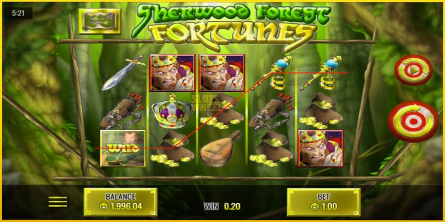 Картинка 2 ігрового апарату Sherwood Forest Fortunes