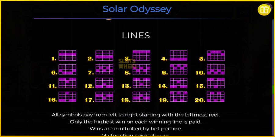 Картинка 7 ігрового апарату Solar Odyssey