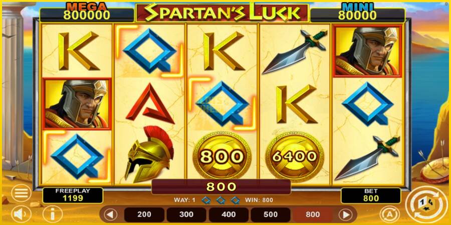 Картинка 3 ігрового апарату Spartans Luck Hold & Win